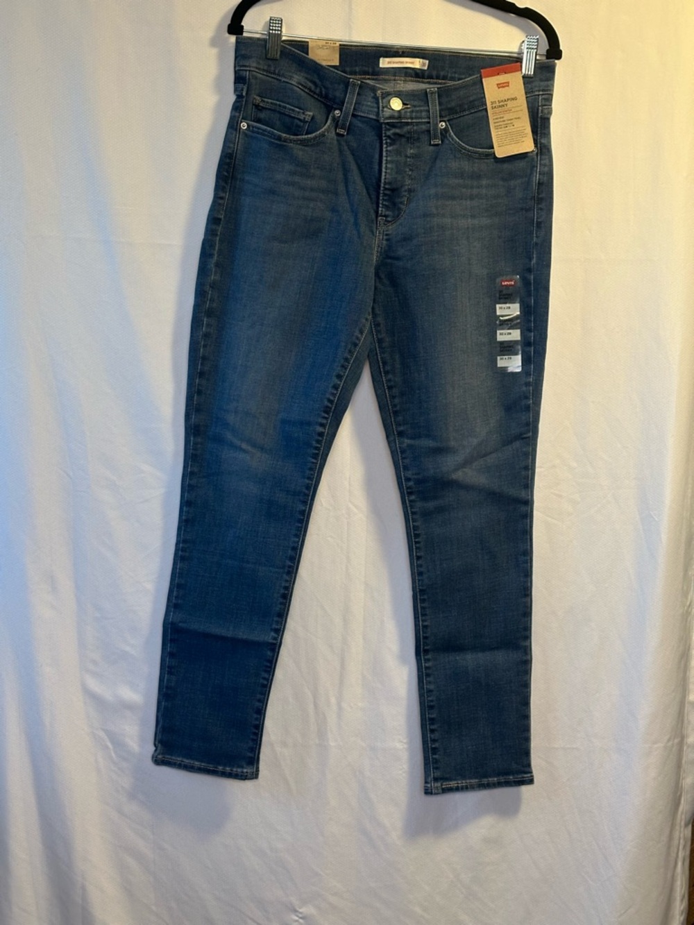 Levi’s 311 Shaping Skinny Jeans Blue Mid Rise Stretch W30 L28 NWT